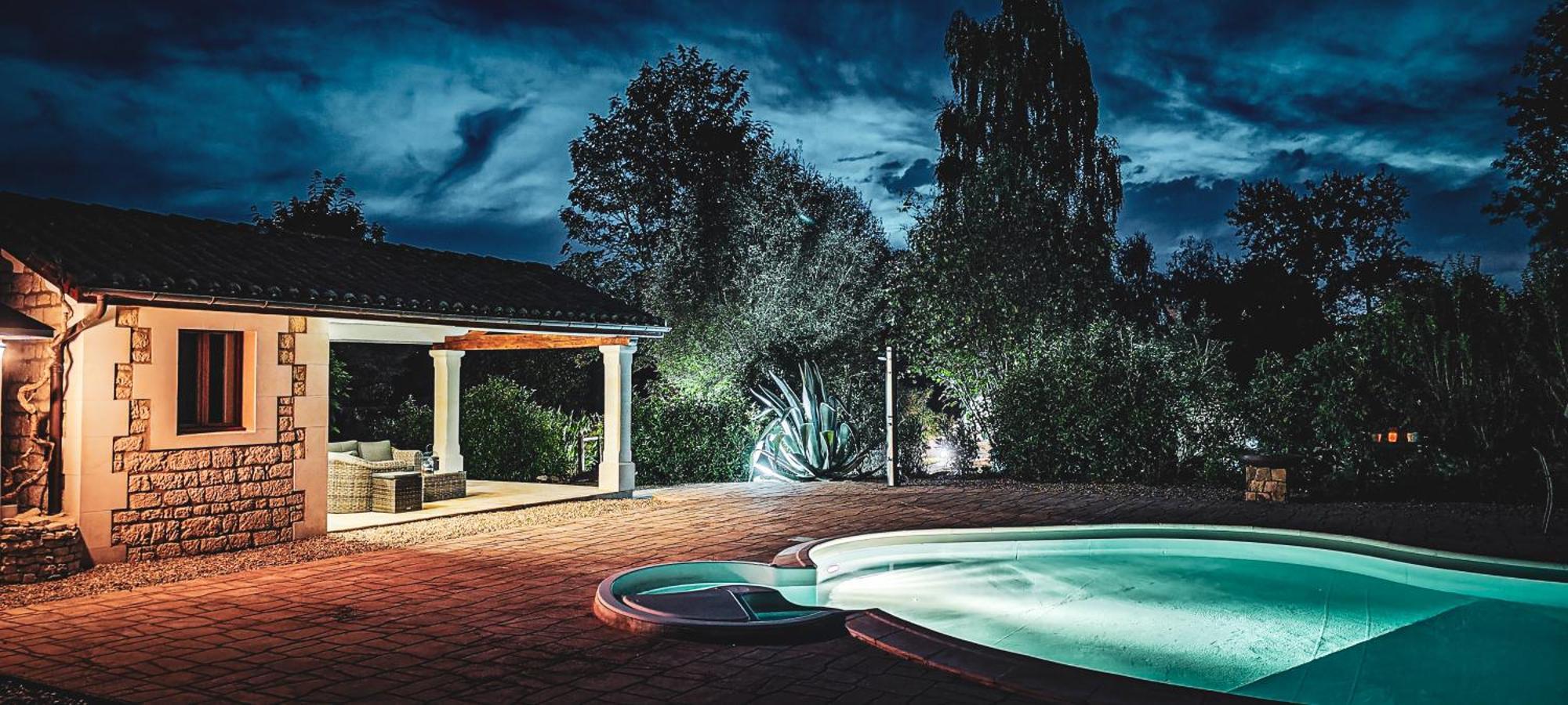 Villa Tagibao Avec Piscine Chauffee Et Spa Lesterps Eksteriør billede